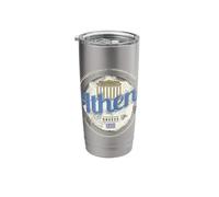 Athènes Grèce Acropole Vintage Souvenir Gobelet isotherme en acier inoxydable double paroi