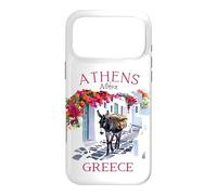 Athènes, Grèce, âne, Souvenir pour Enfants, Langue Grecque, Filles et garçons Coque pour iPhone 17 Pro Max