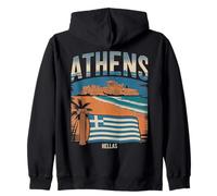 Athènes Grèce City Passionné de Voyage Sweat à Capuche