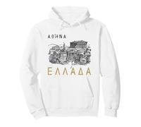 Athènes Grèce en Langue Grecque avec Architecture Grecque Sweat à Capuche