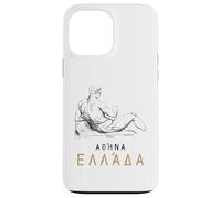 Athènes Grèce en langue grecque avec sculpture grecque antique Coque pour iPhone 13 Pro Max
