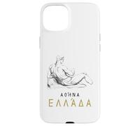 Athènes Grèce en langue grecque avec sculpture grecque antique Coque pour iPhone 15 Plus