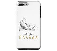 Athènes Grèce en langue grecque avec sculpture grecque antique Coque pour iPhone 7 Plus/8 Plus