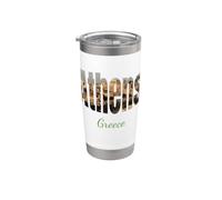 Athènes Grèce Gobelet isotherme en acier inoxydable double paroi