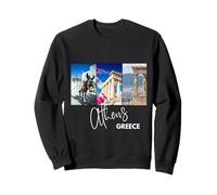 Athènes Grèce Kids Souvenir Ane Acropole Femmes Hommes Sweatshirt