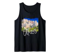 Athènes Grèce Souvenir Acropole Ville Européenne Enfants Fille Garçon Débardeur