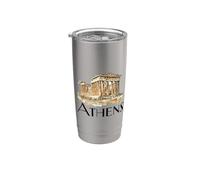 Athènes Grèce - Souvenir de Grèce - Athènes Gobelet isotherme en acier inoxydable double paroi