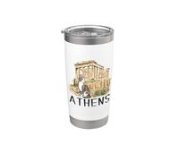Athènes Grèce - Souvenir de Grèce - Athènes Gobelet isotherme en acier inoxydable double paroi