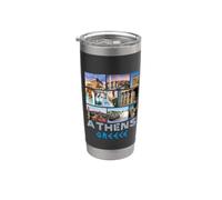Athènes Grèce - Souvenir de Grèce - Athènes Gobelet isotherme en acier inoxydable double paroi