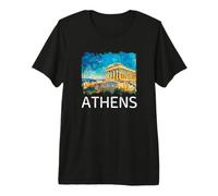 Athènes Grèce - Souvenir de Grèce - Athènes T-Shirt Haut de Gamme