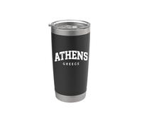 Athènes Grèce - Souvenir de vacances universitaire Gobelet isotherme en acier inoxydable double paroi