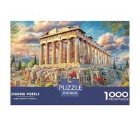 Athènes Panorama Puzzle Adulte 1000 Pièces L'Excellence dans Les Défis De Puzzle - pour Une Large Audience : Homme, Femme, Adulte, Enfant Dès 14 Ans 38x26cm/1000pcs
