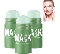 Atheniz Dissolvant de points noirs, Stick de masque au thé vert Oneews, Masque en bâton de thé vert, Stick de masque nettoyant en profondeur au thé vert, Masque dissolvant de points noirs (3pcs)