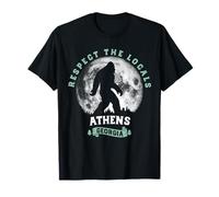 Athens, Georgia Respect the Locals Bigfoot Sasquatch T-Shirt
