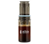 ATHIA Machine à café portable à siphon pour le voyage et le camping - Brasseur manuel 4-en-1 pour infusion chaude et froide, système inspiré du siphon, bouteille Tritan de 400 ml/13.5 oz, filtre