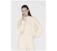 Athlecia - Women's Crecy Crew Neck - Pull Taille 36, Beige/Blanc