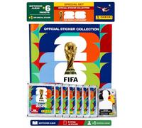 ATHLEJOY Kit de démarrage XXL pour fans Coupe du monde 2026 - Autocollants Panini originaux + autocollants + spécial - À collectionner et à échanger - Coupe du monde