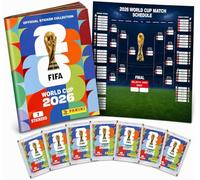ATHLEJOY Panini Kit de démarrage XXL pour fan Coupe du monde 2026 - Album original Panini avec 1 plan de jeu et 2 bandeaux éponge en Allemagne (scrapbook)