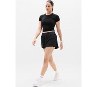 Athleta Athleta Black Fast Route Mid Rise Run Shorts Black medium