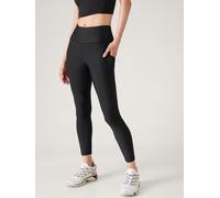 Athleta Athleta Black Interval 7/8 Pocket Leggings