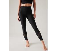 Athleta Athleta Black Salutation Mesh 7/8 Pocket Leggings