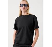 Athleta Athleta Black Short Sleeve True Cotton T-Shirt