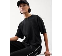 Athleta Athleta Black True Cotton Cropped T-Shirt