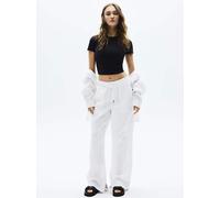 Athleta Athleta White Retreat Linen Wide Leg Trousers