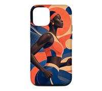Athlète Africaine dans Une Posture Calme Forte Coque pour iPhone 12/12 Pro