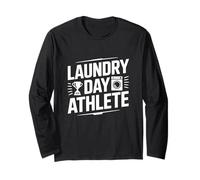 Athlete du Jour De Lessive Laundry Day Athlete Humour Manche Longue