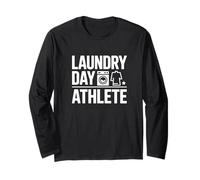 Athlete du Jour De Lessive Laundry Day Athlete Humour Manche Longue