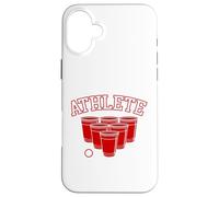 Athlète - Party Pong Ball Game, Beyrouth, Coupe Rouge, Uni/College Coque pour iPhone 16 Plus