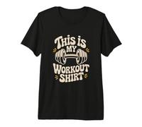 Athlète Sarcastique Entraînement Memes Funny This is My Workout T-Shirt Haut de Gamme