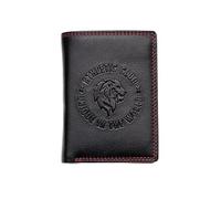 Athletic Club Bilbao Portefeuille classique en cuir avec porte-monnaie, design unique dans le monde, produit officiel, Noir , Talla única, Moderne