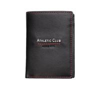 Athletic Club Bilbao Portefeuille classique en cuir, design depuis 1898, produit officiel, Noir , Talla única, Moderne