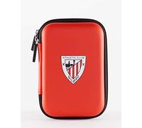 Athletic Club de Bilbao - Étui Universel pour Accesoires - Doublure Intérieure en Mousse - Fermeture ZIP - Housse pour Airpods, clés USB ou Chargeurs - 10x4x17 cm - Produit Officiel de l'Équipe