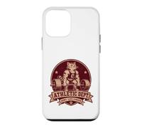 Athletic Dept Cat Haltérophilie Gym Pattes Lift Conquer Drôle Coque pour iPhone 12 Mini