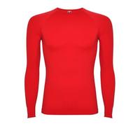 Athletic Sportswear Maillot de corps thermique à manches longues pour garçons - Pour l'école, la boxe, la gym, le football, la course à pied, la randonnée, le cyclisme, Rouge, 7 ans