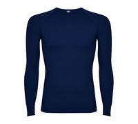 Athletic Sportswear Maillot de Corps Thermique à Manches Longues pour garçons - pour l'école, la Boxe, la Gym, Le Football, la Course à Pied (FR/ES, Âge, 9 Ans, 10 Ans, Taille Normale, Bleu Marine)