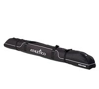 Athletico Diamond Trail Padded Ski Bag - Single Ski Travel Bag to Transport Skis (Black, 170cm)