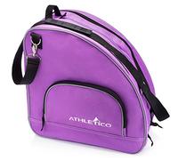 Athletico Ice & Inline Skate Bag - Sac Premium pour transporter des patins à glace, patins à roulettes, patins à roues alignées pour enfants et adultes (Violet avec garniture noire)