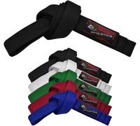 Athletics Gear AG Ceinture de karaté pour arts martiaux, 100 % coton avec coutures multiples pour BJJ, judo, taekwondo et karaté