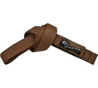 Athletics Gear AG Ceinture de karaté pour arts martiaux, 100 % coton avec plusieurs coutures pour BJJ, judo, taekwondo et karaté (marron, 240 cm)