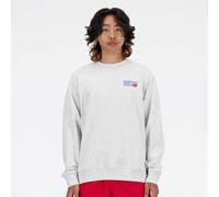 New Balance Sweat-shirt Athletics Premium bleu/gris clair/rouge Taille M