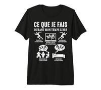 Athlétisme ce Que Je Fais l'athlè Athlète Coureur Drôle T-Shirt Haut de Gamme