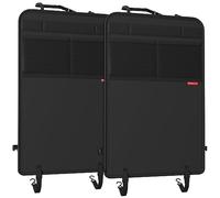 ATHLON TOOLS 2X Protection Siège Voiture Enfant Dossier Arrière Kick Noir | Protège Dossier Siège Arrière Voiture : 2 protections 70x44 cm, renforcées, revêtement déperlant, 2 poches filet chacune