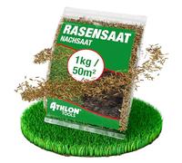 ATHLON TOOLS Graines de gazon de qualité supérieure - 1 kg/40 m² - Semences de gazon à germination rapide - Printemps, été et automne