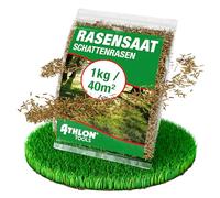 ATHLON TOOLS Graines de gazon ombragé, 1 kg / 40 m², printemps/été, germination rapide pour l'ombre, semis de pelouse