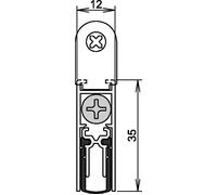 ATHMER Joint de porte double(R) M-12/35 1-392 1 côté longueur 833 mm ( 3327023065 )