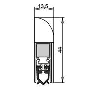 Athmer Joint de porte Wind-Ex No. 1-311 Ausl.1-s.L.1110mm Quantité:1